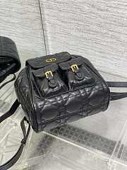 Kitlife Dior Caro Backpack Black 23x11x25cm - 6