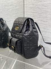Kitlife Dior Caro Backpack Black 23x11x25cm - 4