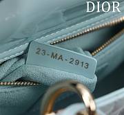 Kitlife Dior Lady Diana Blue Patent Leather Bag M0505 17x15x7cm - 2