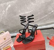 Kitlife Rene Caovilla Margot Embellished High-heeled Sandals Black - 6