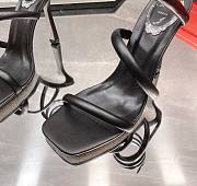 Kitlife Rene Caovilla Margot Embellished High-heeled Sandals Black - 5
