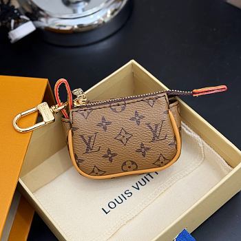 Kitlife Louis Vuitton x TM Mirco Pochette Mini Bag Pendant Light Brown