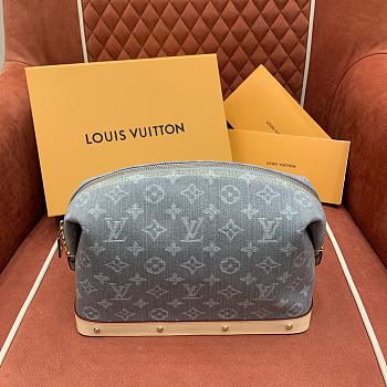 Kitlife Louis Vuitton Cosmetic Pouch GM Gray M13750 27x18x9cm