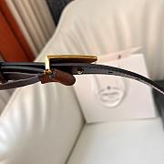 Kitlife Prada Suede Leather Belt Brown 1.5cm - 6