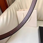 Kitlife Prada Suede Leather Belt Brown 1.5cm - 5