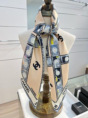 Kitlife Chanel Scarf Beige 88x88cm