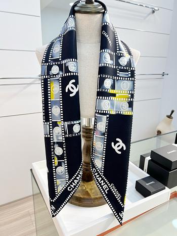 Kitlife Chanel Scarf Black 88x88cm