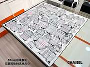 Kitlife Chanel 25S Birdcage Silk Scarf White 90x90cm - 6
