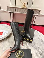 Kitlife Christian Louboutin Kate Kate Botta Boots Black Calfskin - 6