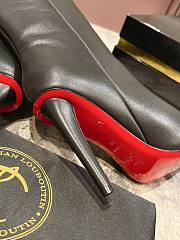 Kitlife Christian Louboutin Kate Kate Botta Boots Black Calfskin - 2