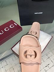 Kitlife Gucci Interlocking Double G Slippers Light Pink - 4