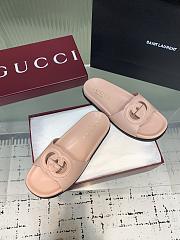 Kitlife Gucci Interlocking Double G Slippers Light Pink - 5