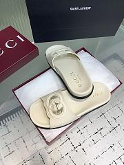 Kitlife Gucci Interlocking Double G Slippers White - 5