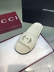 Kitlife Gucci Interlocking Double G Slippers White - 4