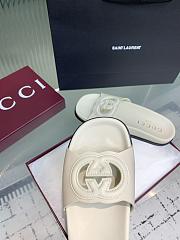 Kitlife Gucci Interlocking Double G Slippers White - 2