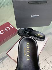 Kitlife Gucci Interlocking Double G Slippers Black - 4