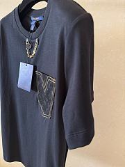 Kitlife Louis Vuitton Monogram Pocket T-Shirt Black - 4