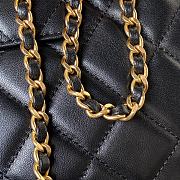 Kitlife Chanel Metal Big Logo Bag Black AS4611 11.5×24×4.5cm - 2