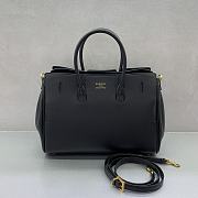 Kitlife Balenciaga Bel Air Carry All Bag in Black Gold Hardware 30x10x24cm - 6
