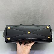 Kitlife Balenciaga Bel Air Carry All Bag in Black Gold Hardware 30x10x24cm - 3