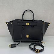 Kitlife Balenciaga Bel Air Carry All Bag in Black Gold Hardware 30x10x24cm - 4