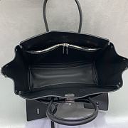 Kitlife Balenciaga Bel Air Carry All Bag in Black Silver Hardware 30x10x24cm - 5