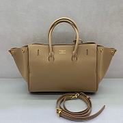 Kitlife Balenciaga Bel Air Carry All Bag in Beige 30x10x24cm - 4
