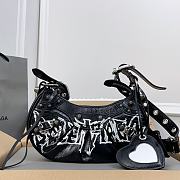 Kitlife Balenciaga Le Cagole DIY Metal Mini Shoulder Bag Black 26x16x10cm - 1