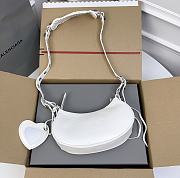 Kitlife Balenciaga Le Cagole DIY Metal Mini Shoulder Bag White 26x16x10cm - 6