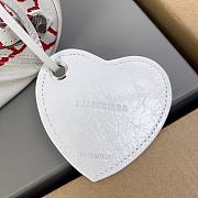 Kitlife Balenciaga Le Cagole DIY Metal Mini Shoulder Bag White 26x16x10cm - 4