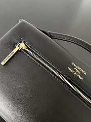 Kitlife Balenciaga Bel Air Clutch Bag Black Gold Hardware 26.9x13.9x5.3cm - 4