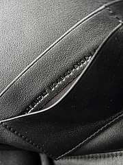 Kitlife Balenciaga Bel Air Clutch Bag Black Gold Hardware 26.9x13.9x5.3cm - 6