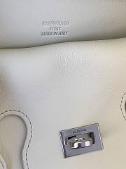Kitlife Balenciaga Bel Air Clutch Bag White 26.9x13.9x5.3cm - 2