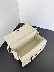 Kitlife Balenciaga Bel Air Clutch Bag White 26.9x13.9x5.3cm - 4