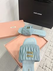Kitlife Miu Miu Logo Slides Blue - 6