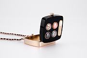 Kitlife Chanel Eyeshadow Box Necklace Crossbody Bag Chain 5.5x5.5cm - 4