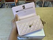 Kitlife Chanel 25ss Woc Bag Pink Grain Leather A96141 19cm - 2