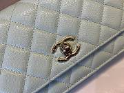Kitlife Chanel 25ss Woc Bag Green Grain Leather A96141 19cm - 2