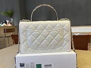Kitlife Chanel 25ss Woc Bag White Grain Leather A96141 19cm - 5