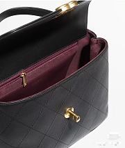 Kitlife Chanel Large Flap Bag With Top Handle Black Calfskin & Gold-Tone Metal 20.5×28×9.5 cm - 2