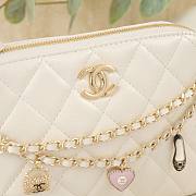 Kitlife Chanel Love Pendant Chain Bag White 19cm - 5