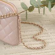 Kitlife Chanel Love Pendant Chain Bag Pink 19cm - 5
