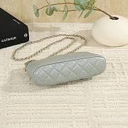 Kitlife Chanel Love Pendant Chain Bag Grey 19cm - 5