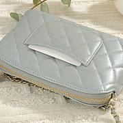 Kitlife Chanel Love Pendant Chain Bag Grey 19cm - 4