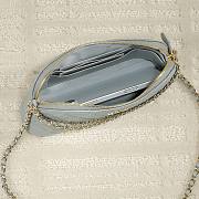 Kitlife Chanel Love Pendant Chain Bag Grey 19cm - 3