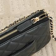 Kitlife Chanel Love Pendant Chain Bag Black 19cm - 6