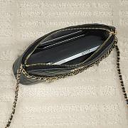 Kitlife Chanel Love Pendant Chain Bag Black 19cm - 3