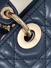 Kitlife Dior D-Joy Bag Dark Blue 17.5x10.5x6cm - 3