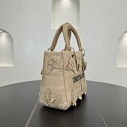 Kitlife Dior Lady Soleil Jouy Motif Bag Beige 24cm - 2