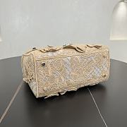 Kitlife Dior Lady Soleil Jouy Motif Bag Beige 24cm - 4